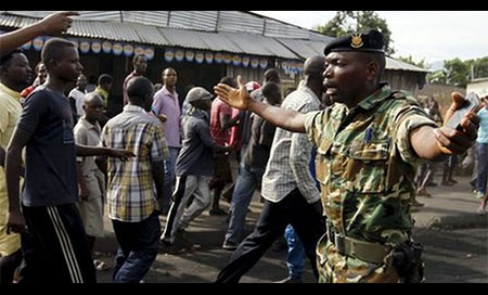 protestas en Burundi